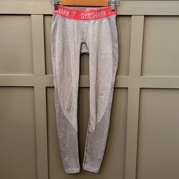 Gymshark Dry Flex Low Rise Moisture Management Full Length Leggings Gray Size S - Picture 1 of 6